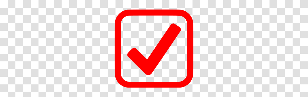 Red Checked Checkbox Icon, Logo, Trademark Transparent Png