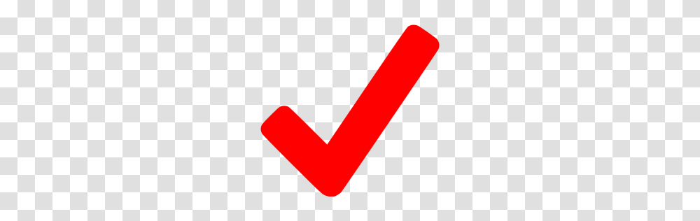 Red Checkmark Icon, Logo, Trademark Transparent Png