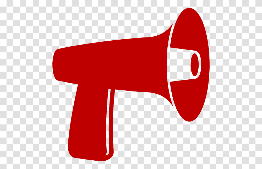 Red Cheer Megaphone Clip Art Free Image, Appliance, Blow Dryer, Hair Drier, Horn Transparent Png