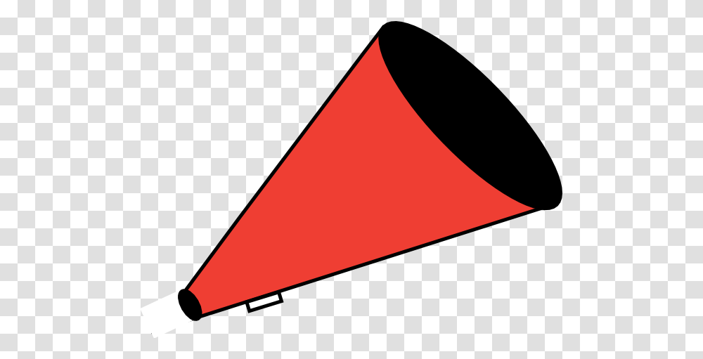 Red Cheer Megaphone Clipart, Cone, Triangle Transparent Png