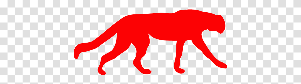 Red Cheetah Icon Free Red Animal Icons Cheetah Silhouette, Mammal, Wildlife, Label, Logo Transparent Png