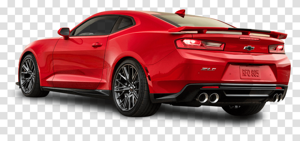 Red Chevrolet Camaro Zl1 Back Side Car 2017 Camaro Zl1, Sports Car, Vehicle, Transportation, Automobile Transparent Png