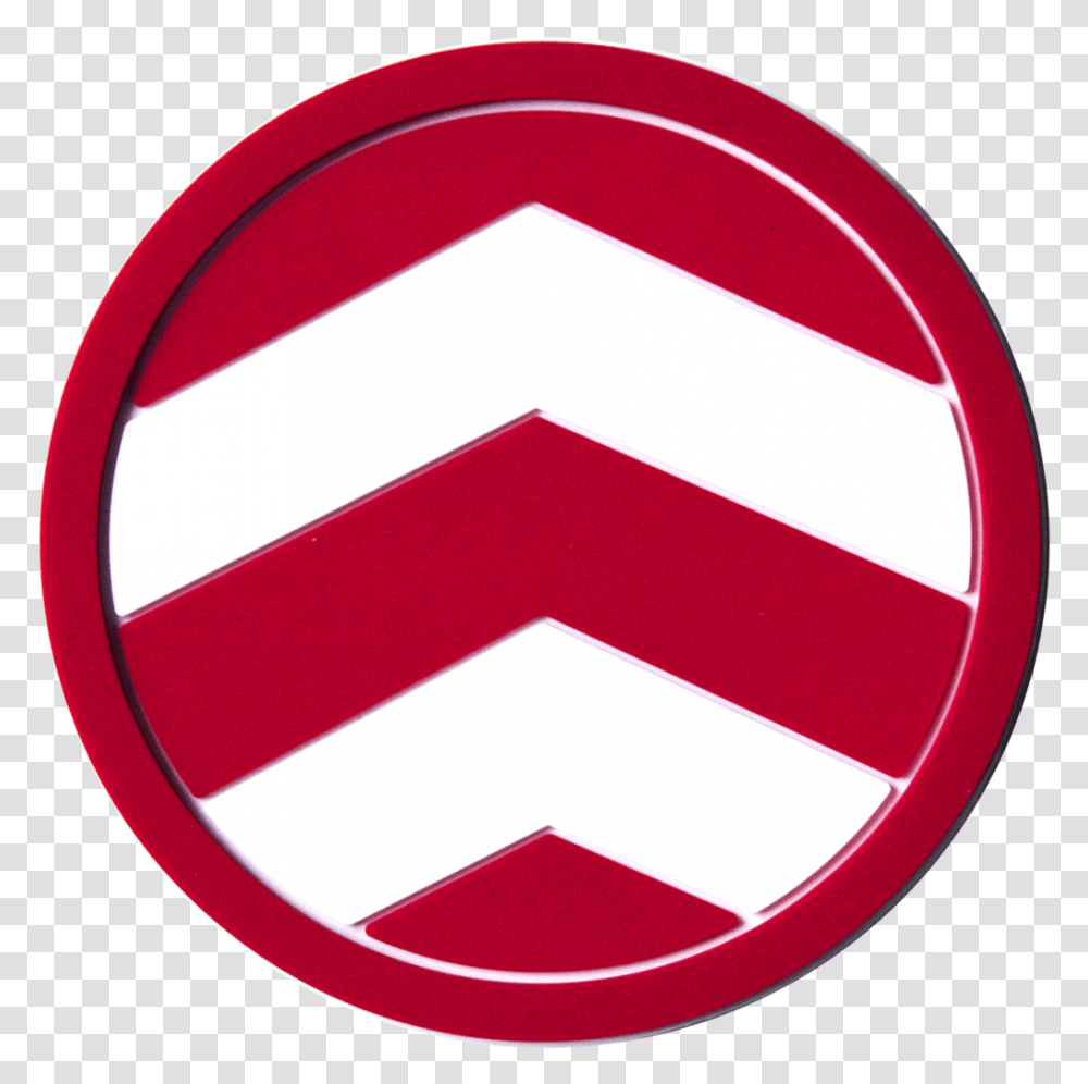 Red Chevron Coaster, Logo, Trademark, Badge Transparent Png