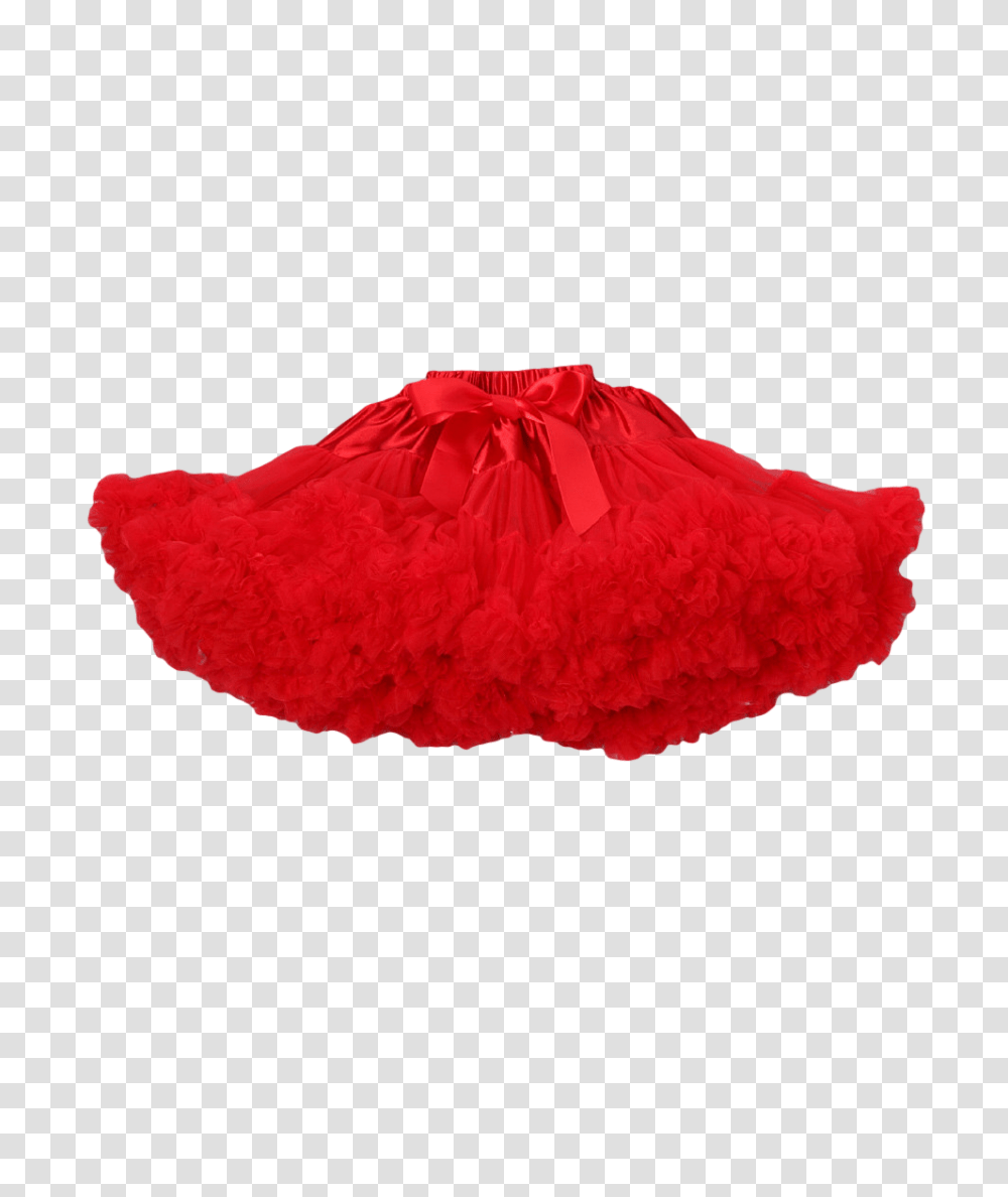 Red Chiffon Pettiskirt Tutu Royal Gem Clothing, Pillow, Cushion, Flower, Dress Transparent Png
