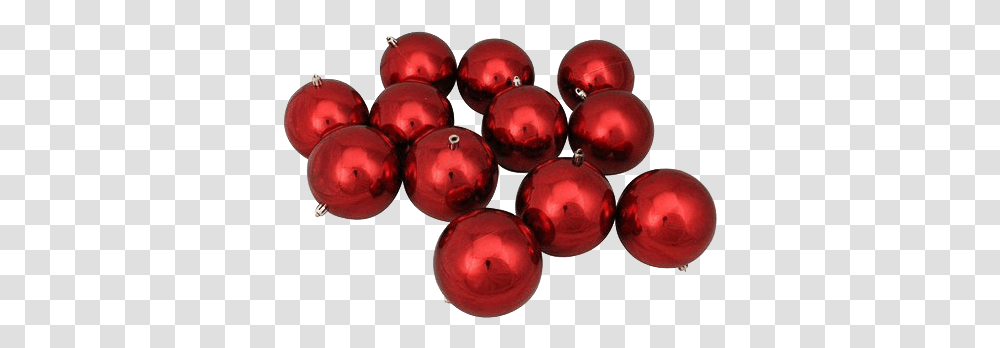 Red Christmas Ball Clipart Mart Christmas Ornament, Plant, Fruit, Food, Cherry Transparent Png