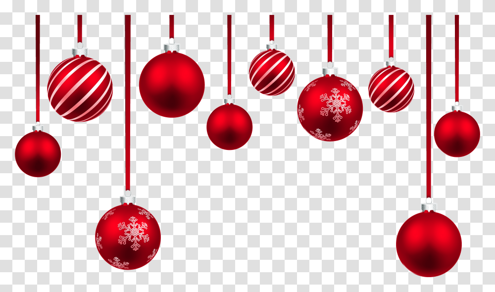 Red Christmas Ball, Ornament, Sphere, Lighting Transparent Png