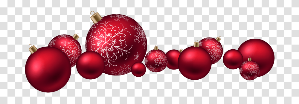 Red Christmas Ball, Ornament, Tree, Plant Transparent Png