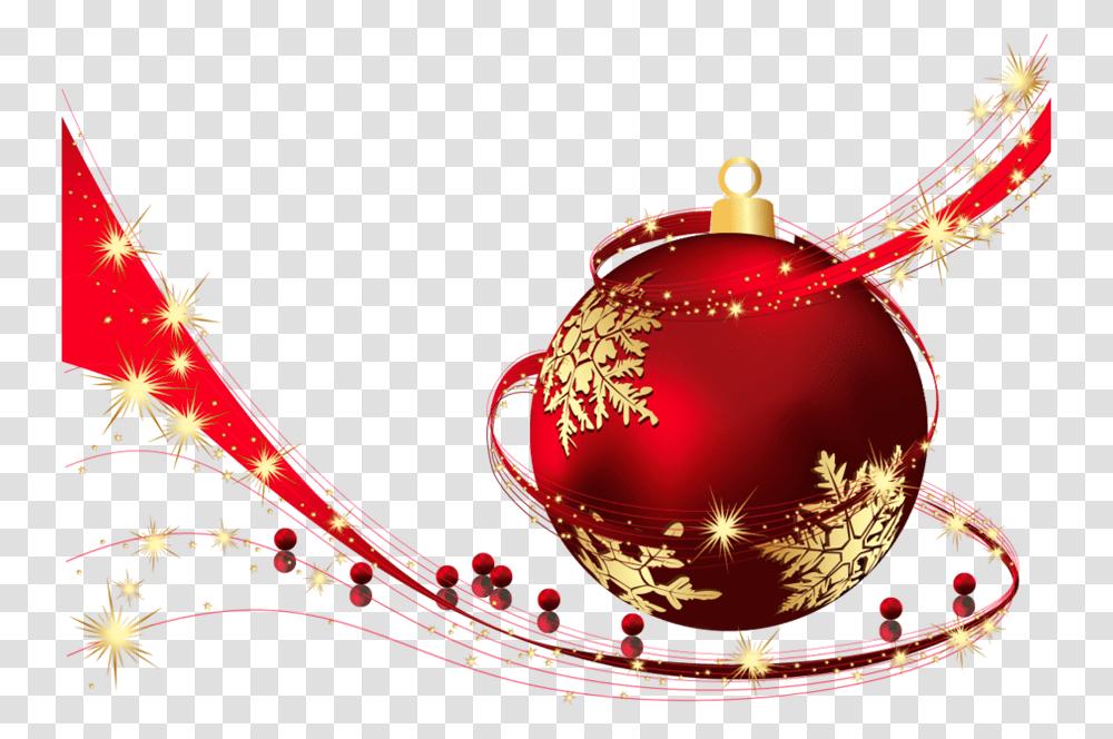 Red Christmas Ball, Tree, Plant Transparent Png