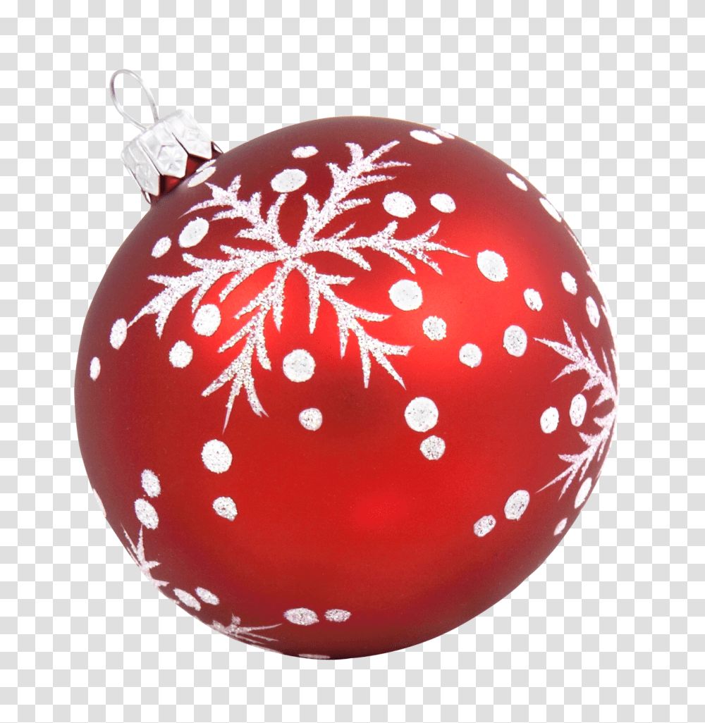 Red Christmas Bauble With Snow Image Purepng Free Christmas Tree Decoration, Ornament Transparent Png