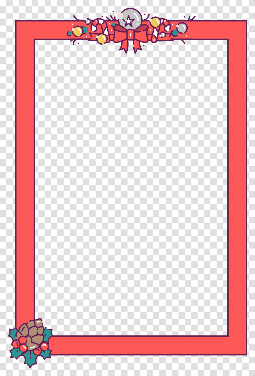 Red Christmas Bow Border Portable Network Graphics, Phone, Electronics, Mobile Phone, Text Transparent Png