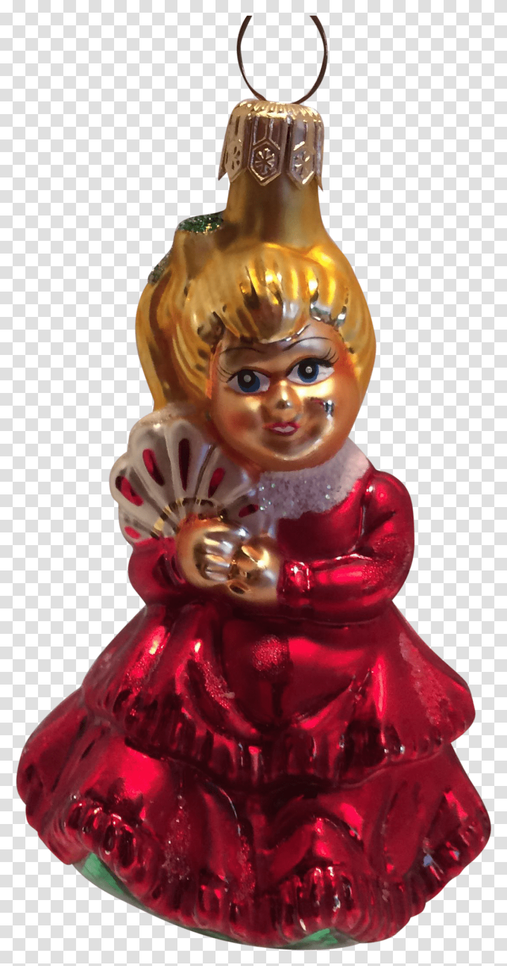 Red Christmas Ornament Christopher Radko Ornament Event, Doll, Toy, Figurine Transparent Png