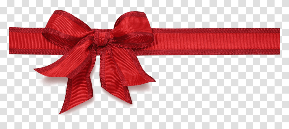 Red Christmas Ribbon Hd Red Christmas Ribbon, Cushion, Accessories, Accessory, Tie Transparent Png