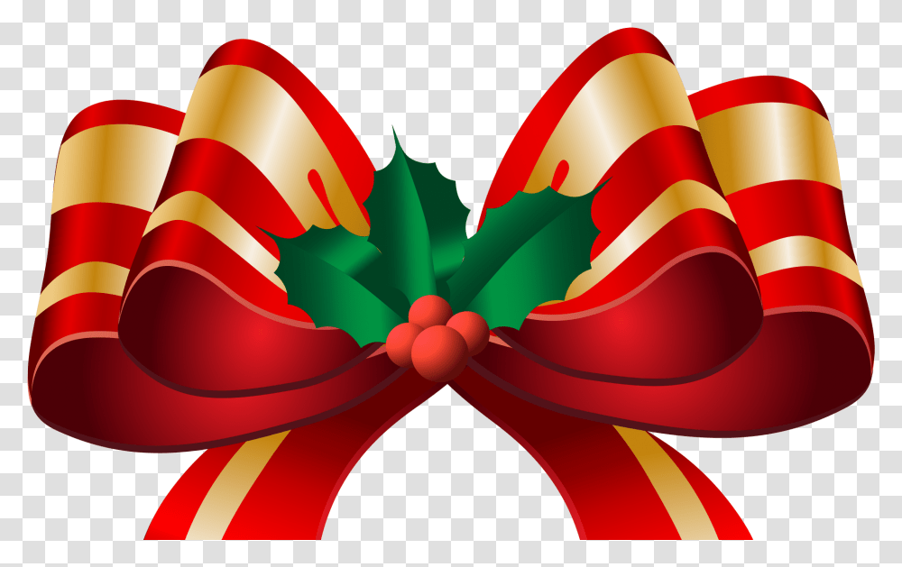 Red Christmas Ribbon, Plant, Gift Transparent Png