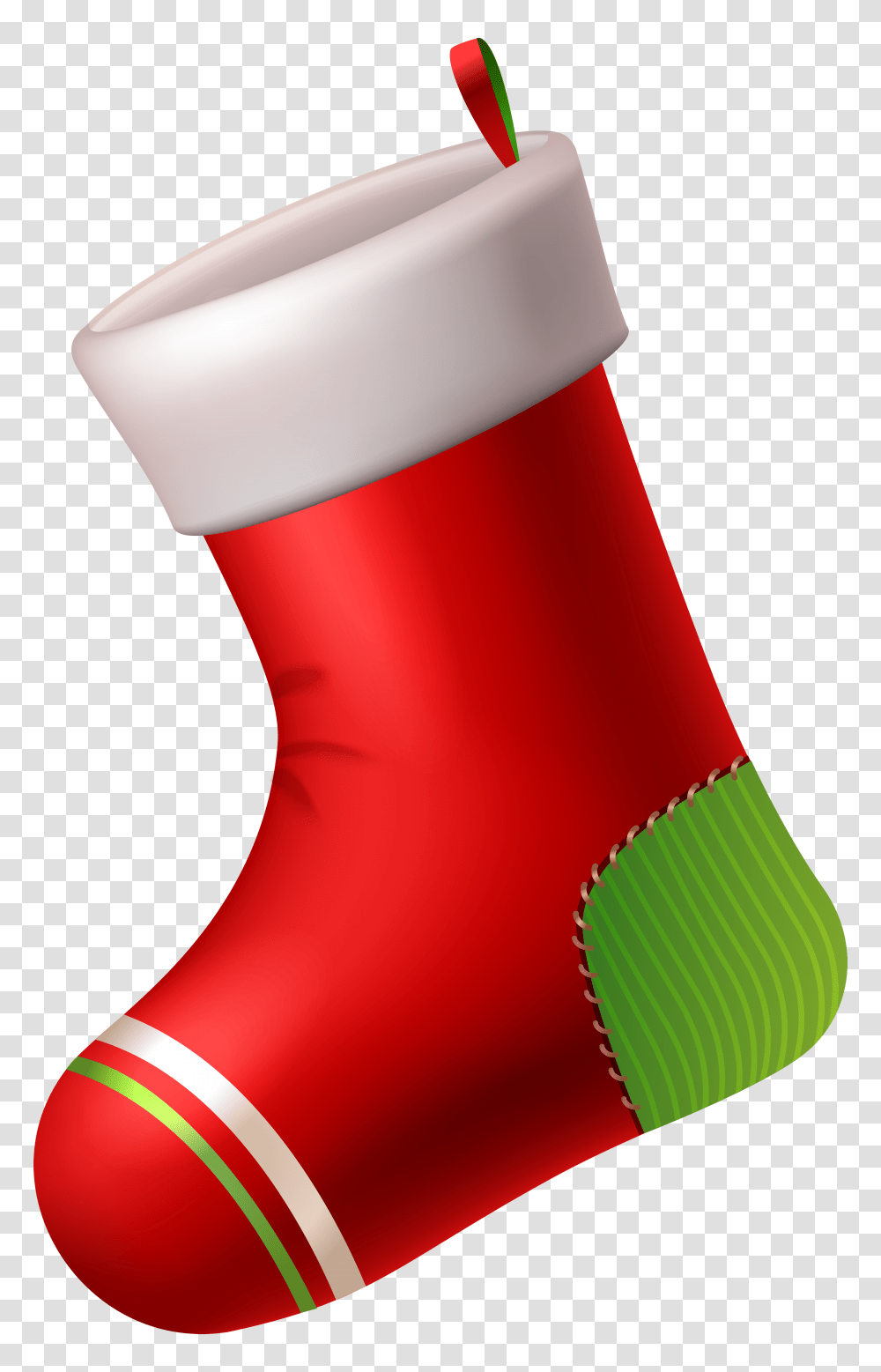 Red Christmas Stocking Clip, Gift Transparent Png