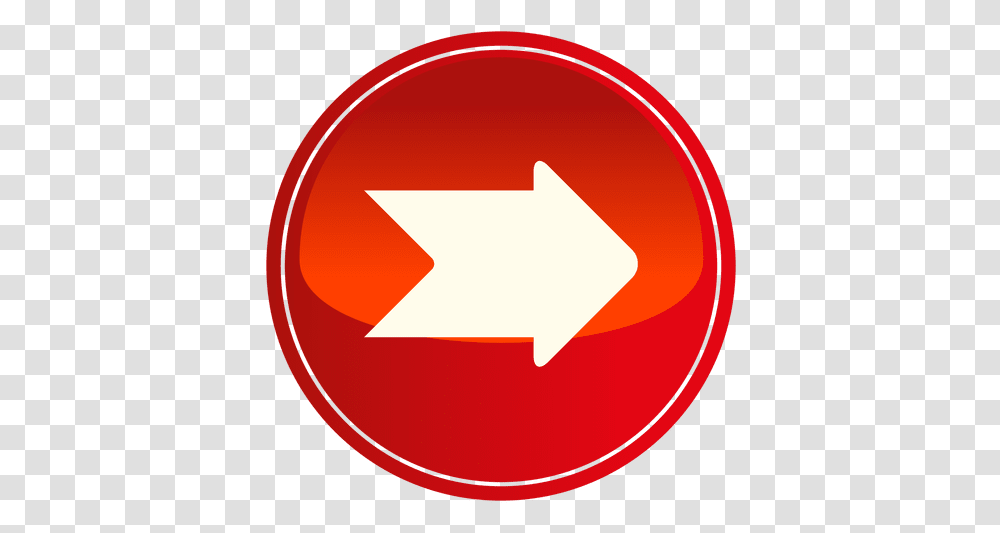 Red Circle Arrow Button Gmail, Symbol, Sign, Light, Road Sign Transparent Png