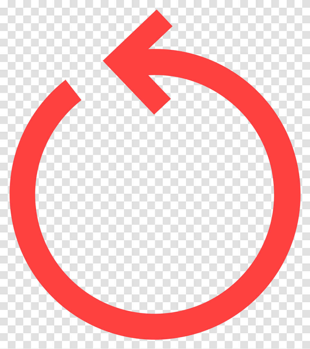 Red Circle Arrow Icon, Number, Sign Transparent Png