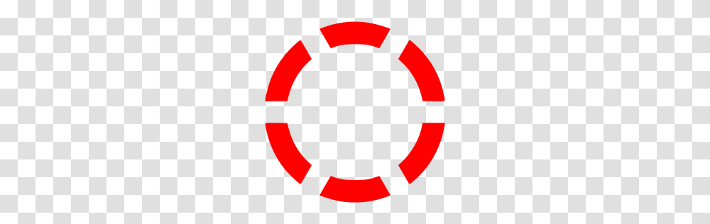 Red Circle Dashed Icon, Logo, Trademark Transparent Png