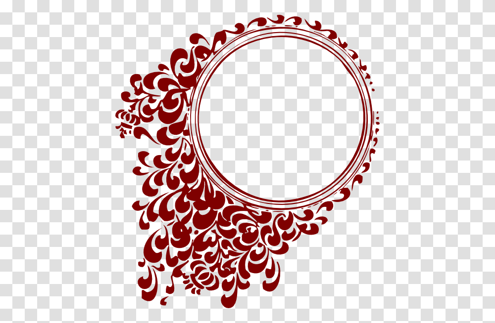 Red Circle Frame Picture 1863991 Circle Frame Hd, Graphics, Art, Floral Design, Pattern Transparent Png