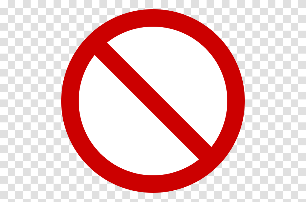 Red Circle With Line, Road Sign, Stopsign, Tape Transparent Png