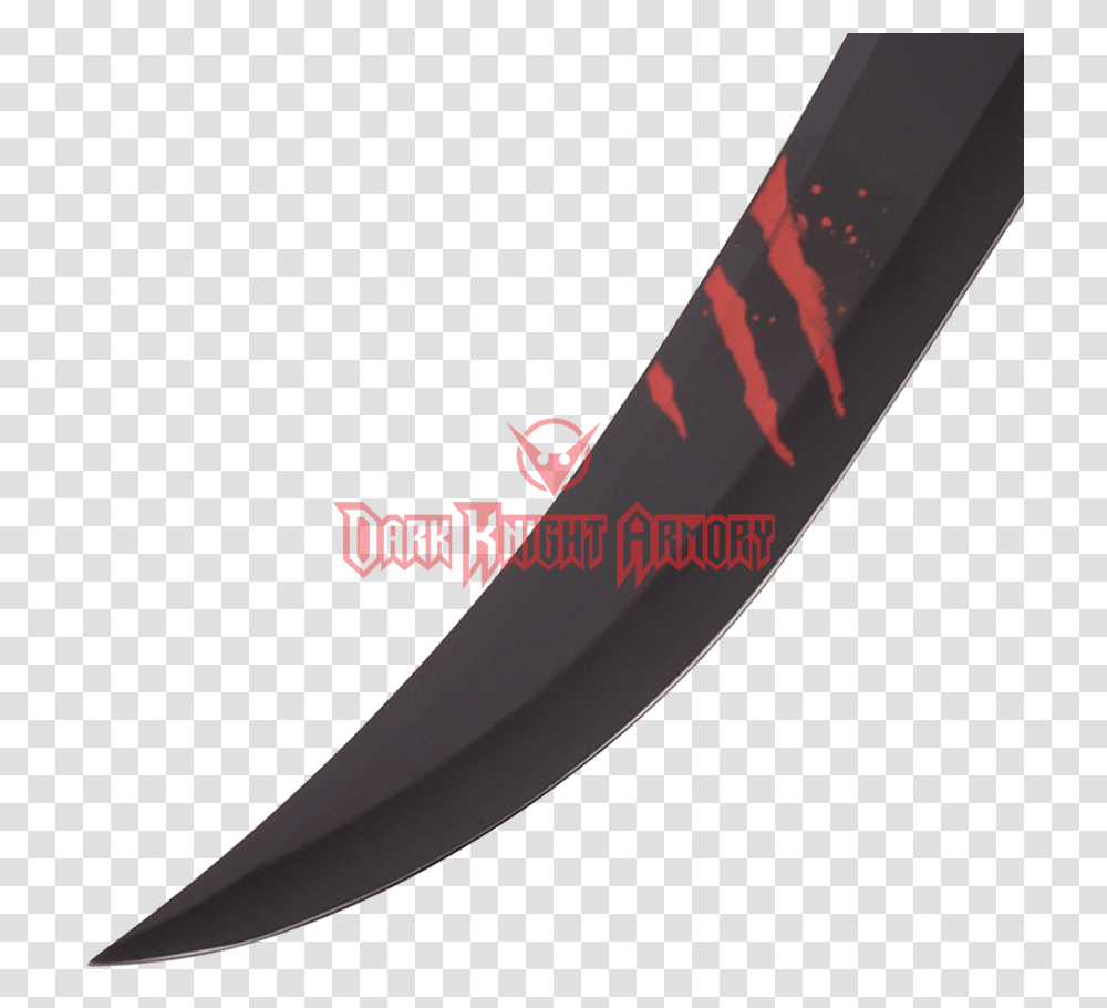 Red Claw Marks Fantasy Sword Hunting Knife, Weapon, Weaponry, Blade, Dagger Transparent Png