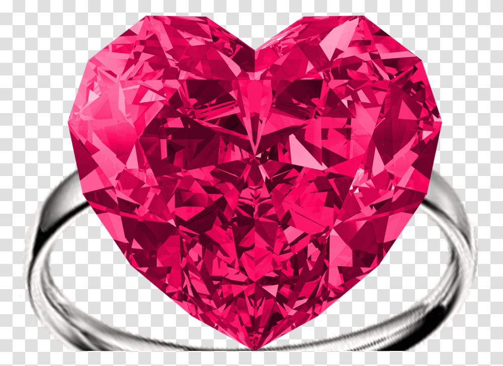 Red Clip Art Ring Transprent Free Red Diamond Heart, Gemstone, Jewelry, Accessories, Accessory Transparent Png