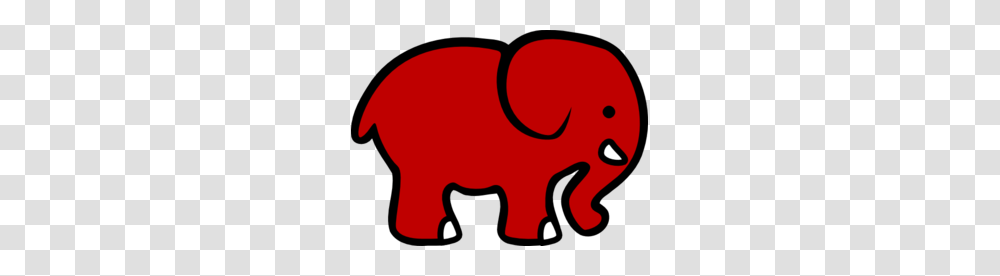 Red Clipart Baby Elephant, Mammal, Animal, Wildlife, Piggy Bank Transparent Png