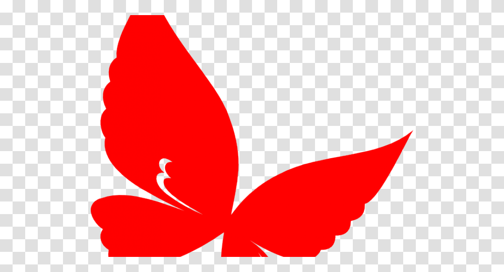 Red Clipart Butterfly Pink Butterfly Vector, Plant, Flower, Blossom, Hibiscus Transparent Png