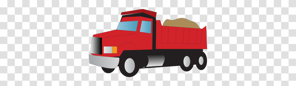 Red Clipart Dump Truck, Vehicle, Transportation, Fire Truck, Interior Design Transparent Png