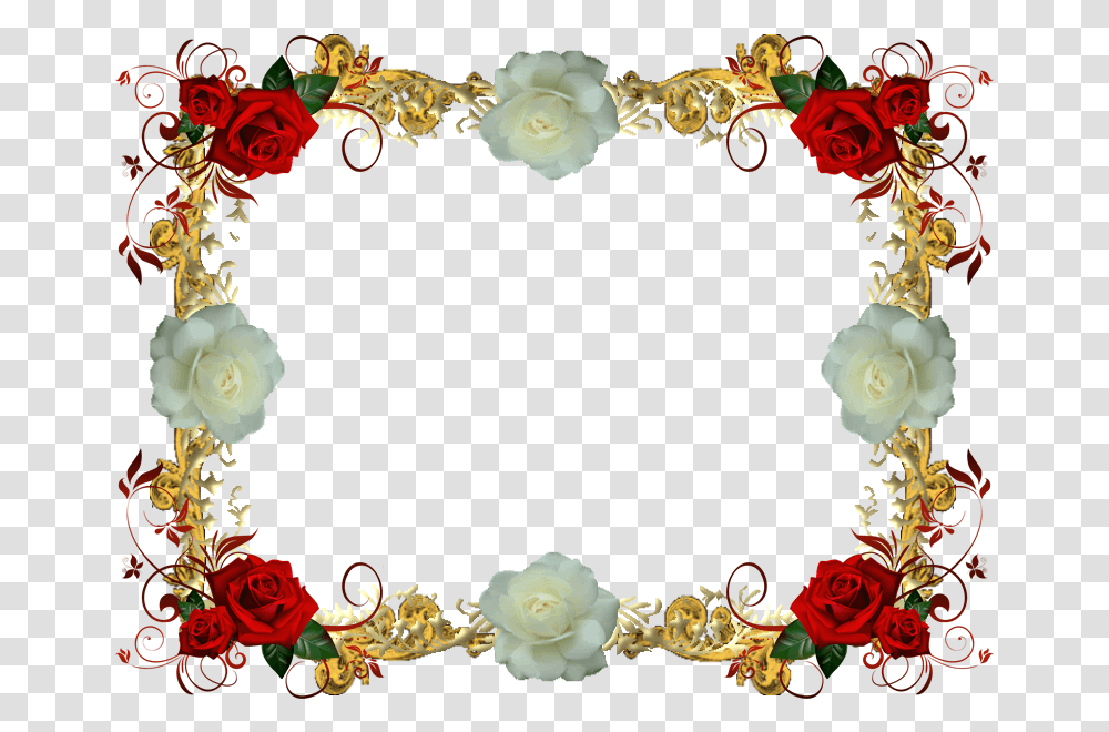 Red Clipart Flower White Rose Frame, Floral Design, Pattern, Plant Transparent Png