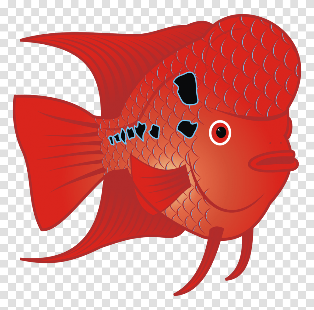 Red Clipart Goldfish Balloon, Animal Transparent Png