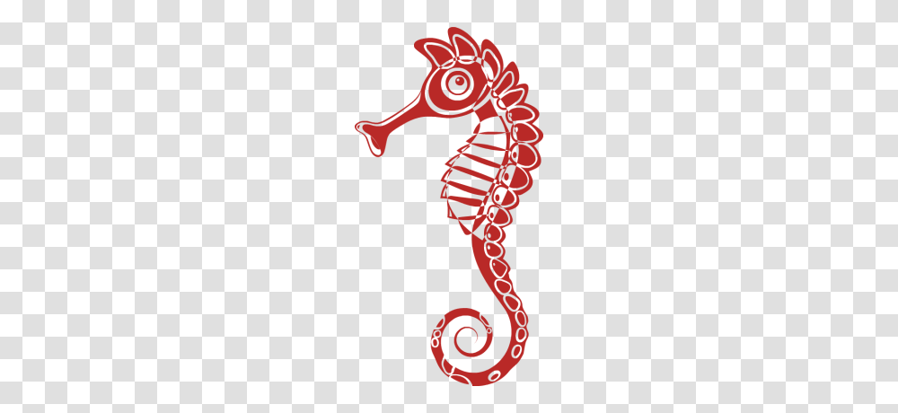 Red Clipart Seahorse, Skeleton, Animal, Reptile Transparent Png