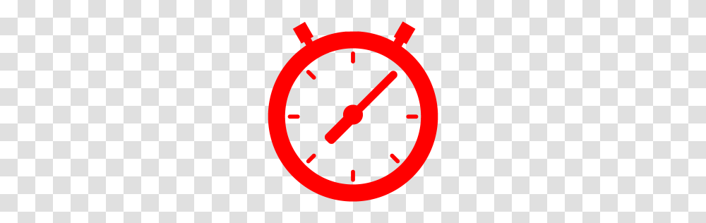Red Clipart Stopwatch, Logo, Trademark Transparent Png
