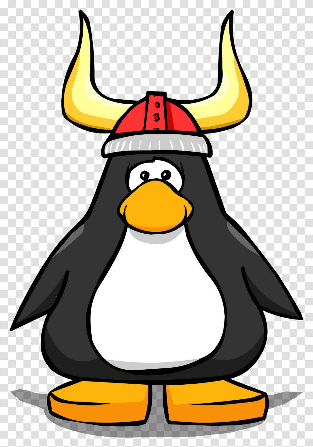 Red Club Penguin Birthday Hat, Bird, Animal, King Penguin Transparent Png