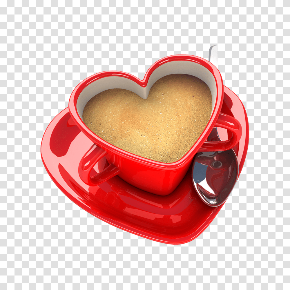 Red Coffee Cup With Heart Clip Art Free Download Good Morning Love Images Download Transparent Png