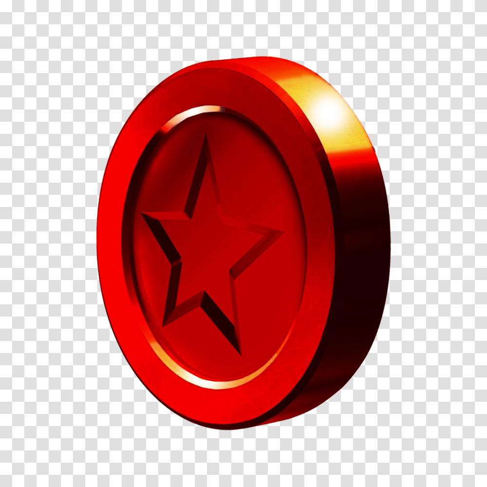 Red Coin Fantendo, Recycling Symbol, Wax Seal, Star Symbol Transparent Png