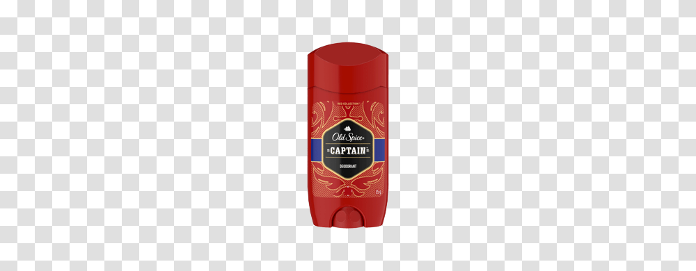 Red Collection Deodorant For Men G Captain Old Spice, Ketchup, Food, Cosmetics, Bottle Transparent Png