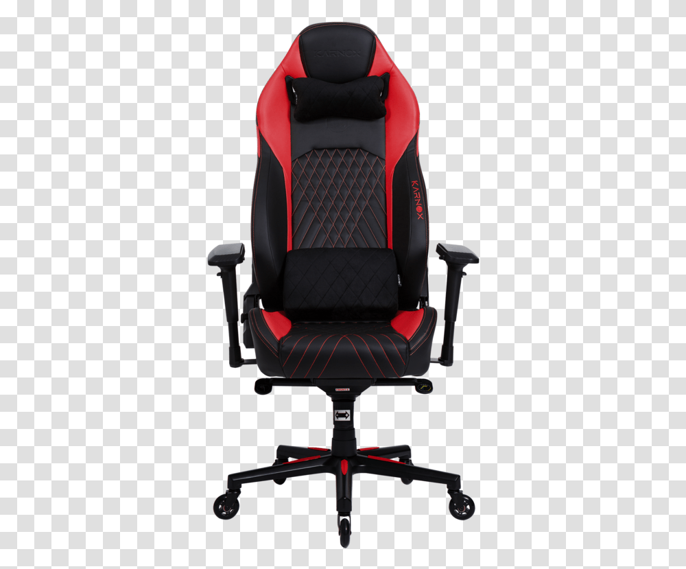 Red Comfurni Gaming Chair, Furniture, Cushion, Car Seat, Headrest Transparent Png