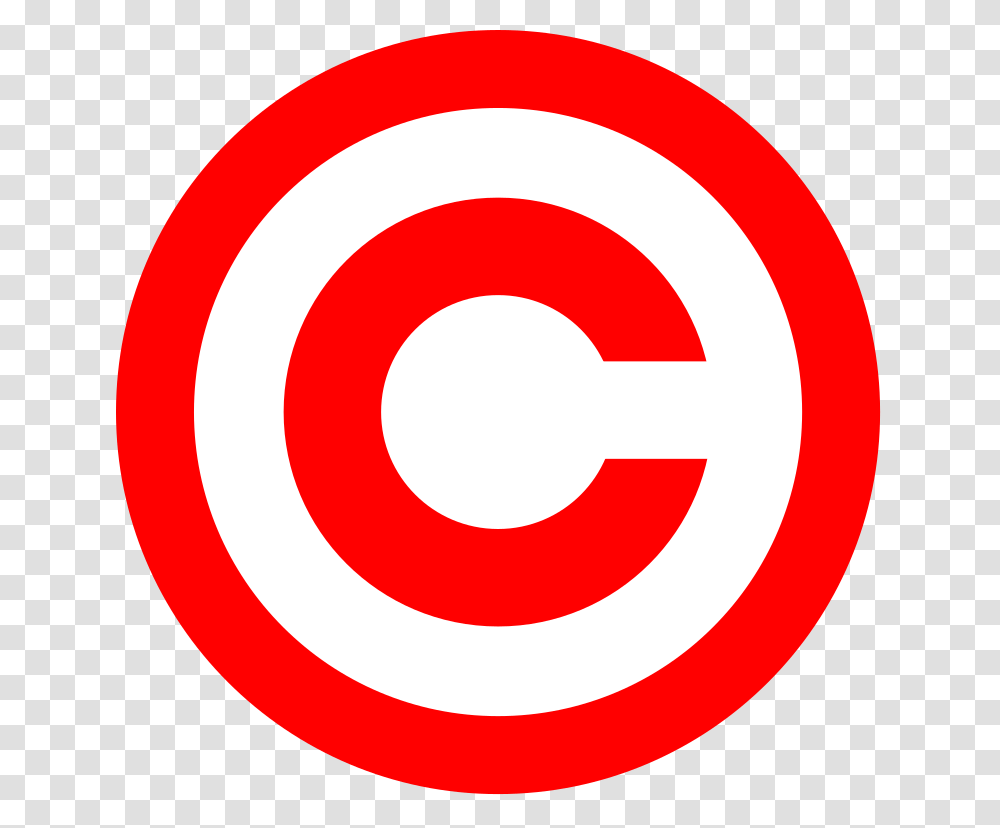 Red Copyright, Logo, Trademark Transparent Png