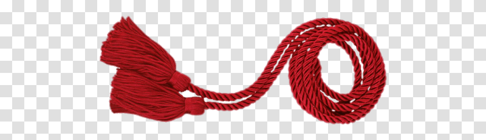 Red Cord And Tassels Cable, Rope, Knot, Scarf Transparent Png