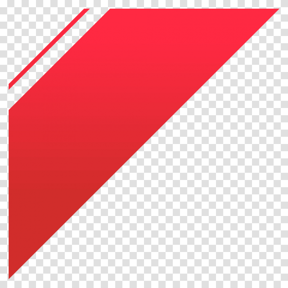 Red Corner Ribbon, Texture, Green, Logo Transparent Png