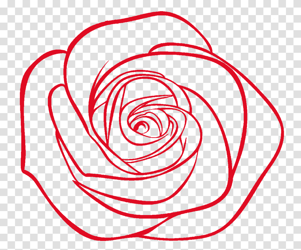 Red Cottage, Spiral, Coil, Rose, Flower Transparent Png