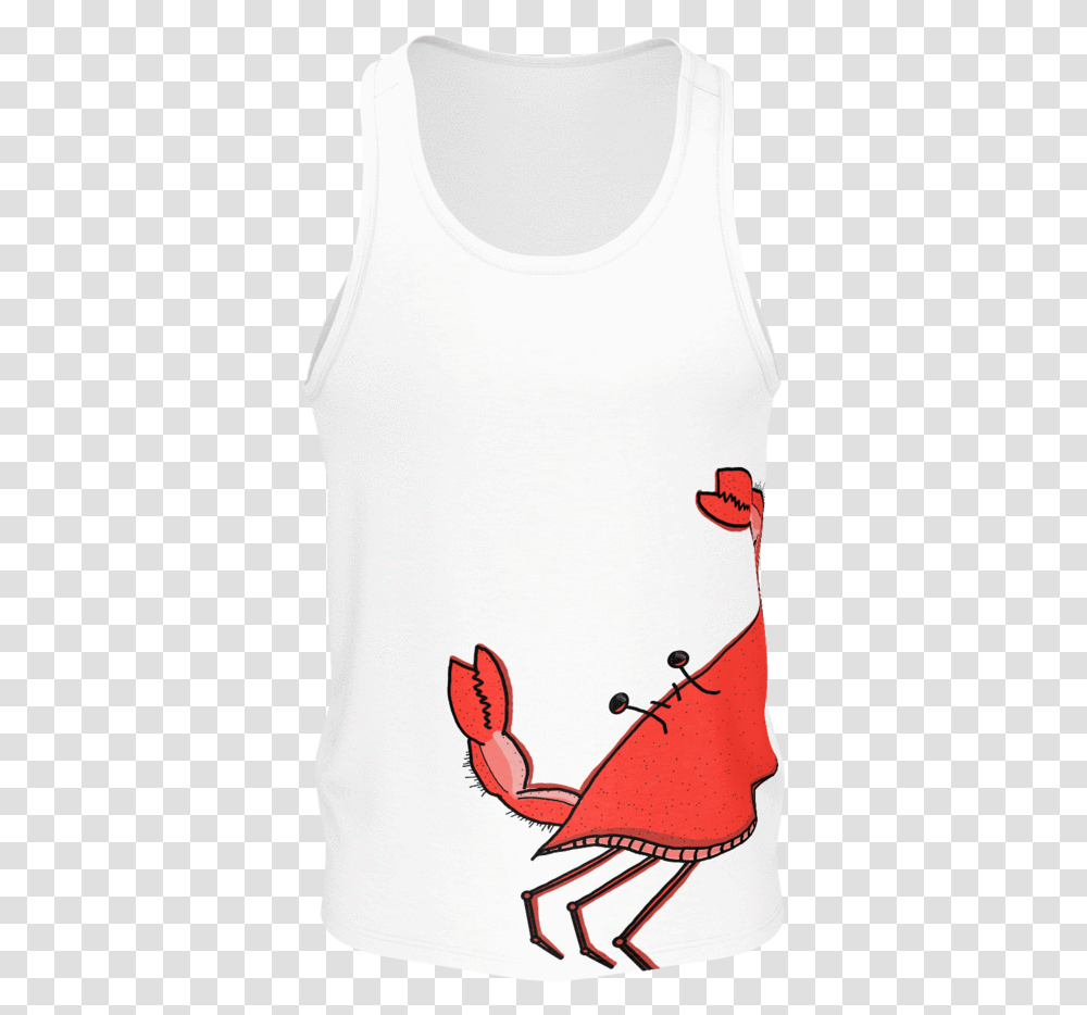Red Crab And You Men's Tank Top Active Tank, Apparel, Undershirt, Bib Transparent Png