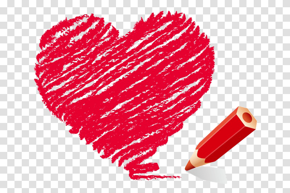 Red Crayon Crayon Heart Clipart, Pencil, Cosmetics, Icing Transparent Png