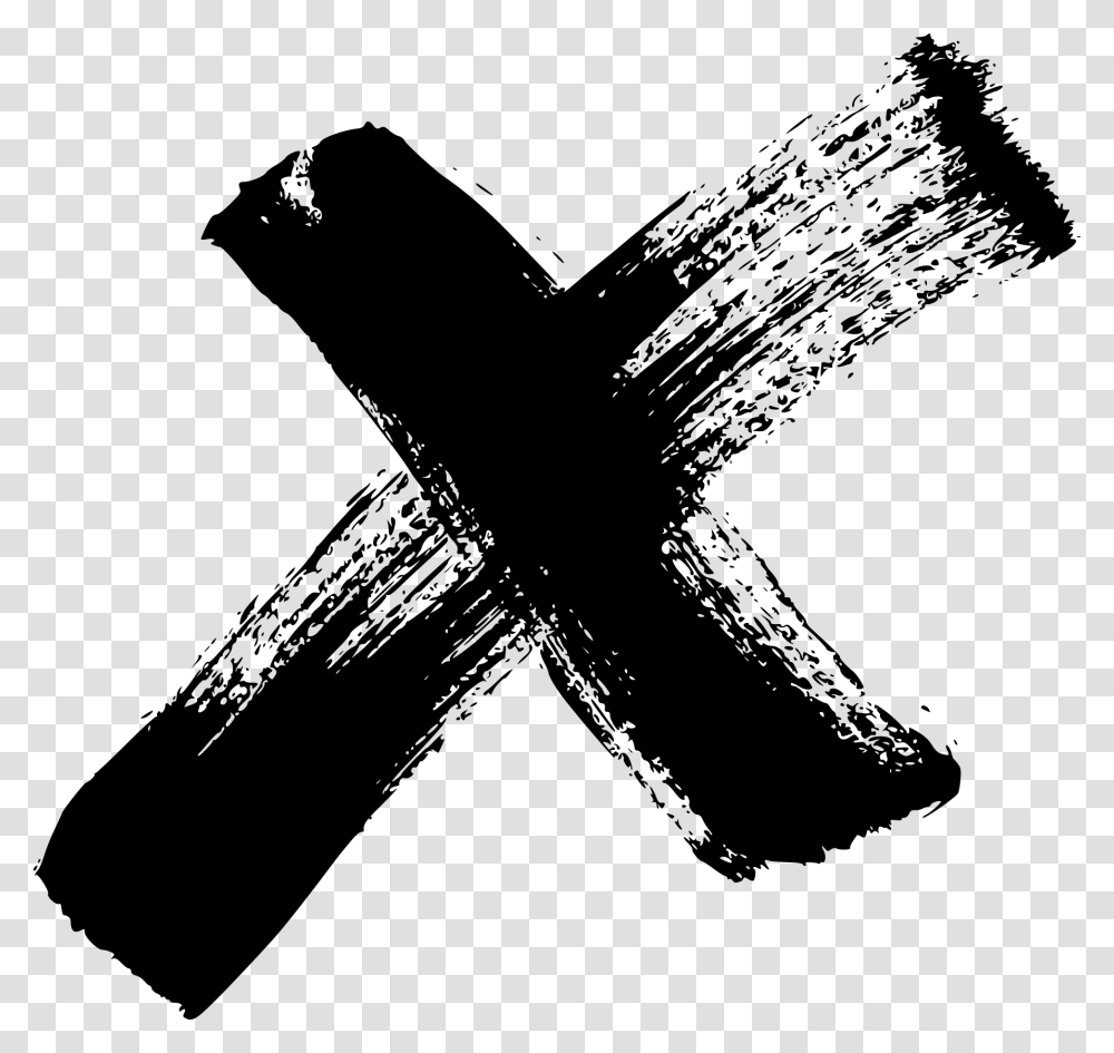 Red Cross Brush Stroke, Gray, World Of Warcraft Transparent Png