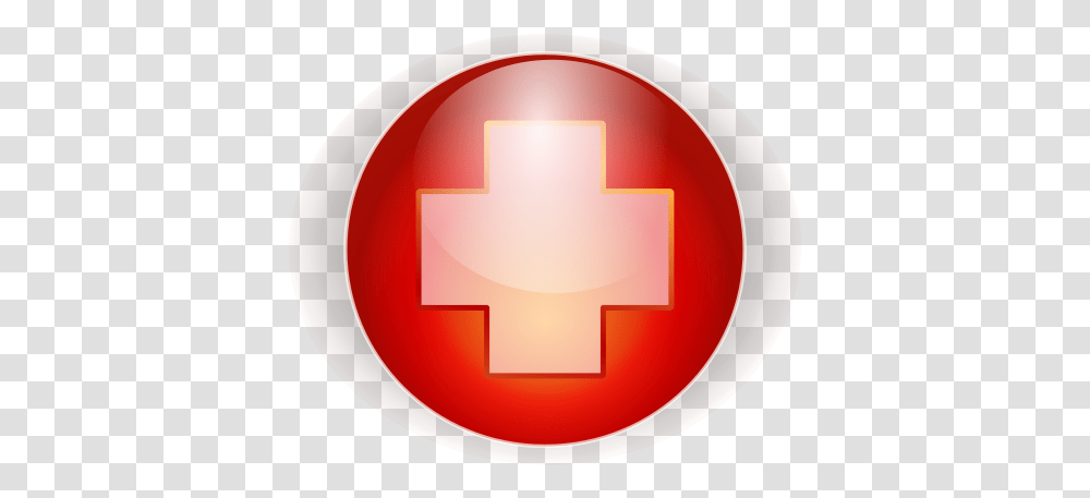 Red Cross Button Green Cross, Logo, Trademark, First Aid Transparent Png