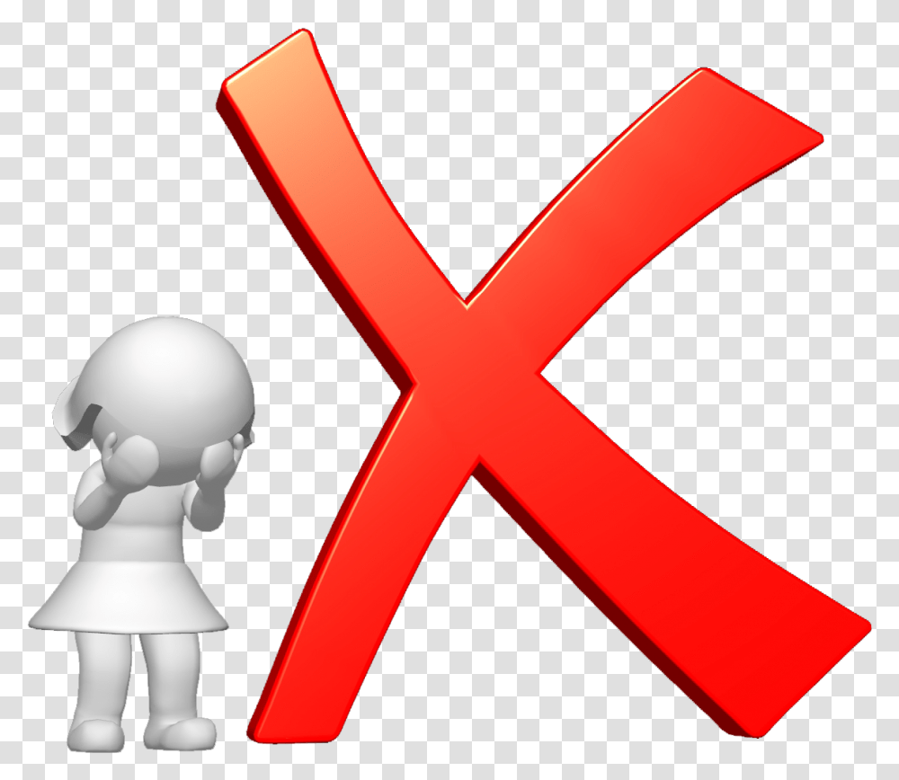 Red Cross Clipart Wrong Answer Background Wrong Cross, Logo, Symbol, Trademark, Scissors Transparent Png