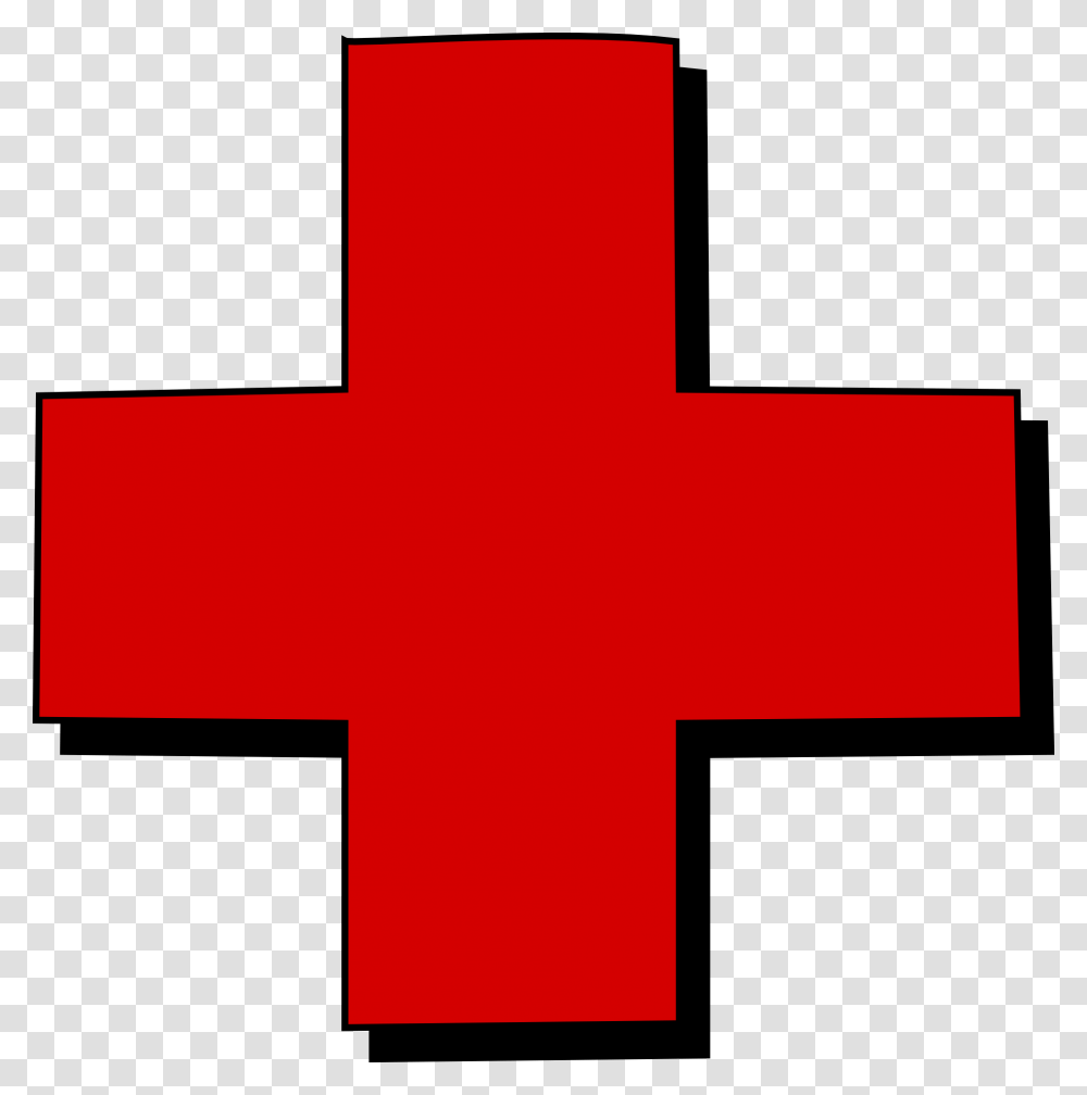 Red Cross Gif, First Aid, Logo, Trademark Transparent Png