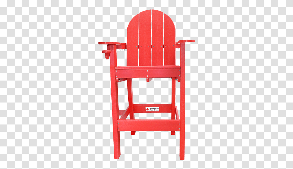 Red Cross Lg 500 Plastic Lifeguard Chair Chair, Furniture, Gate, Stand Transparent Png