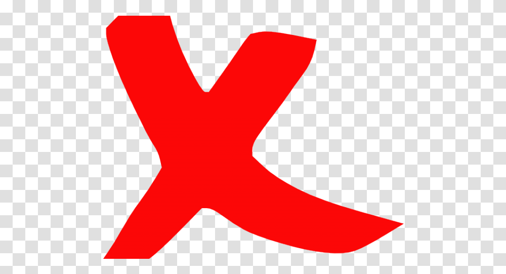 Red Cross Mark Clipart Wrong Answer Cross Wrong, Logo, Trademark, Star Symbol Transparent Png