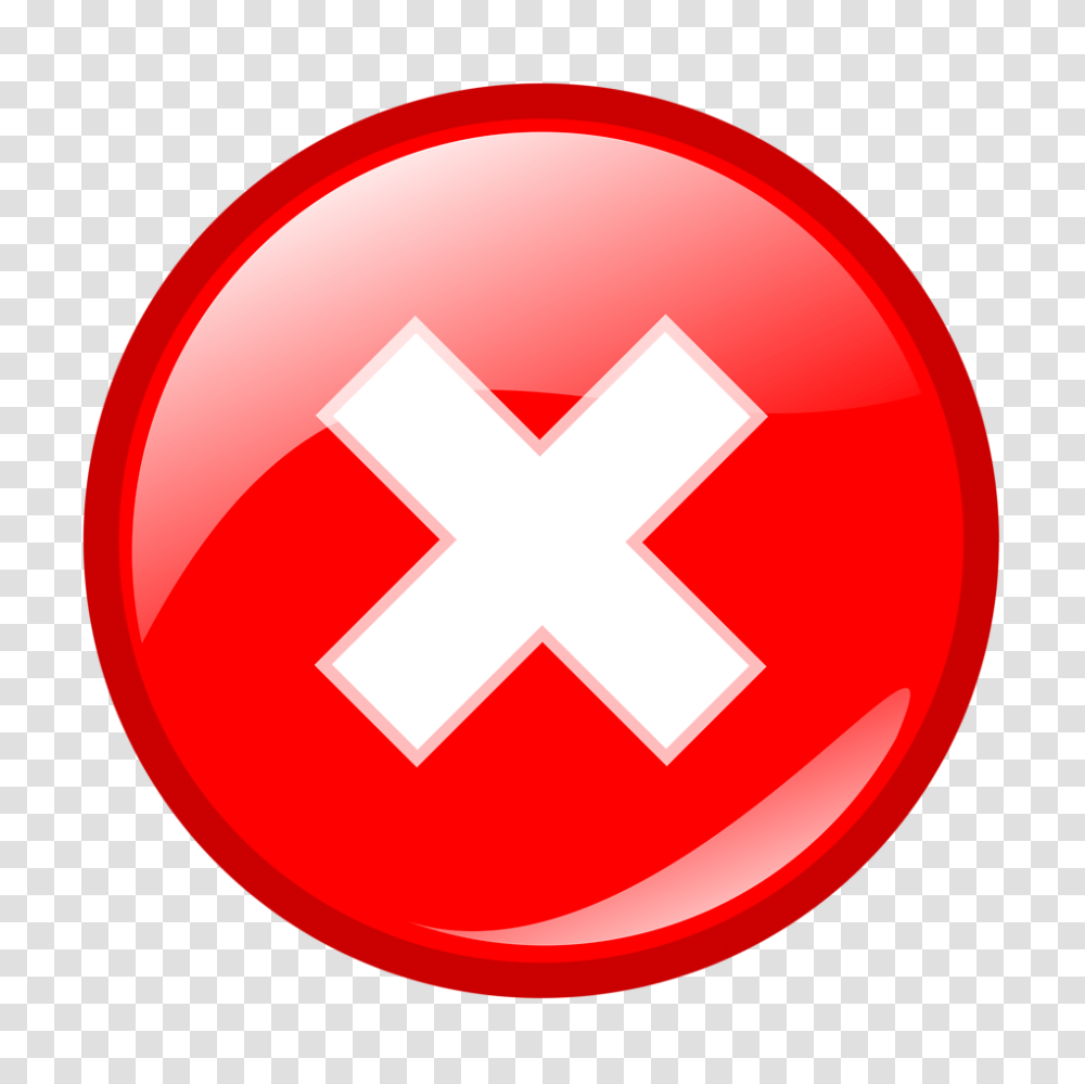 Red Cross Mark Images Error Icon, First Aid, Symbol, Logo, Trademark Transparent Png